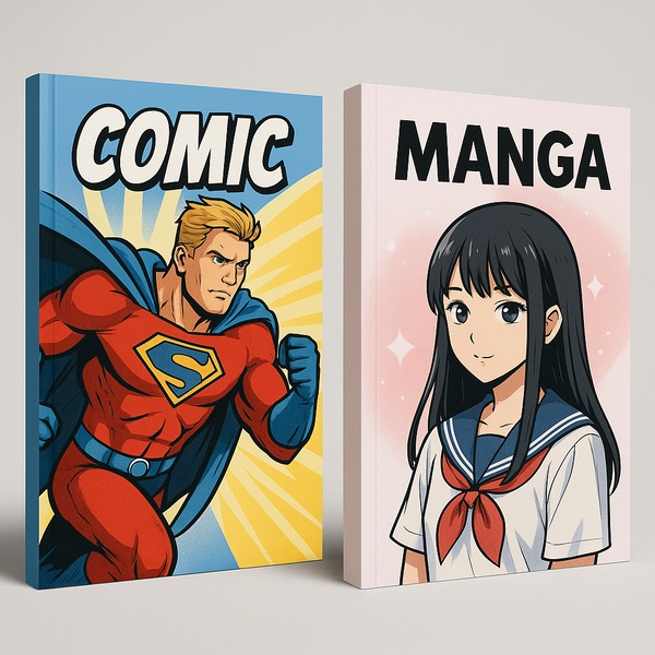 Beispiel eines gedruckten Comics