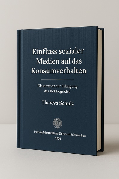 Beispiel Dissertation Druck und Bindung