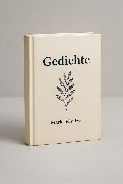 Beispiel eines gedruckten Gedichtbands