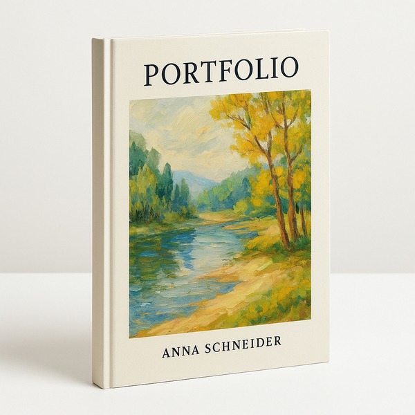 Portfolio & Kunstbuch Beispiel