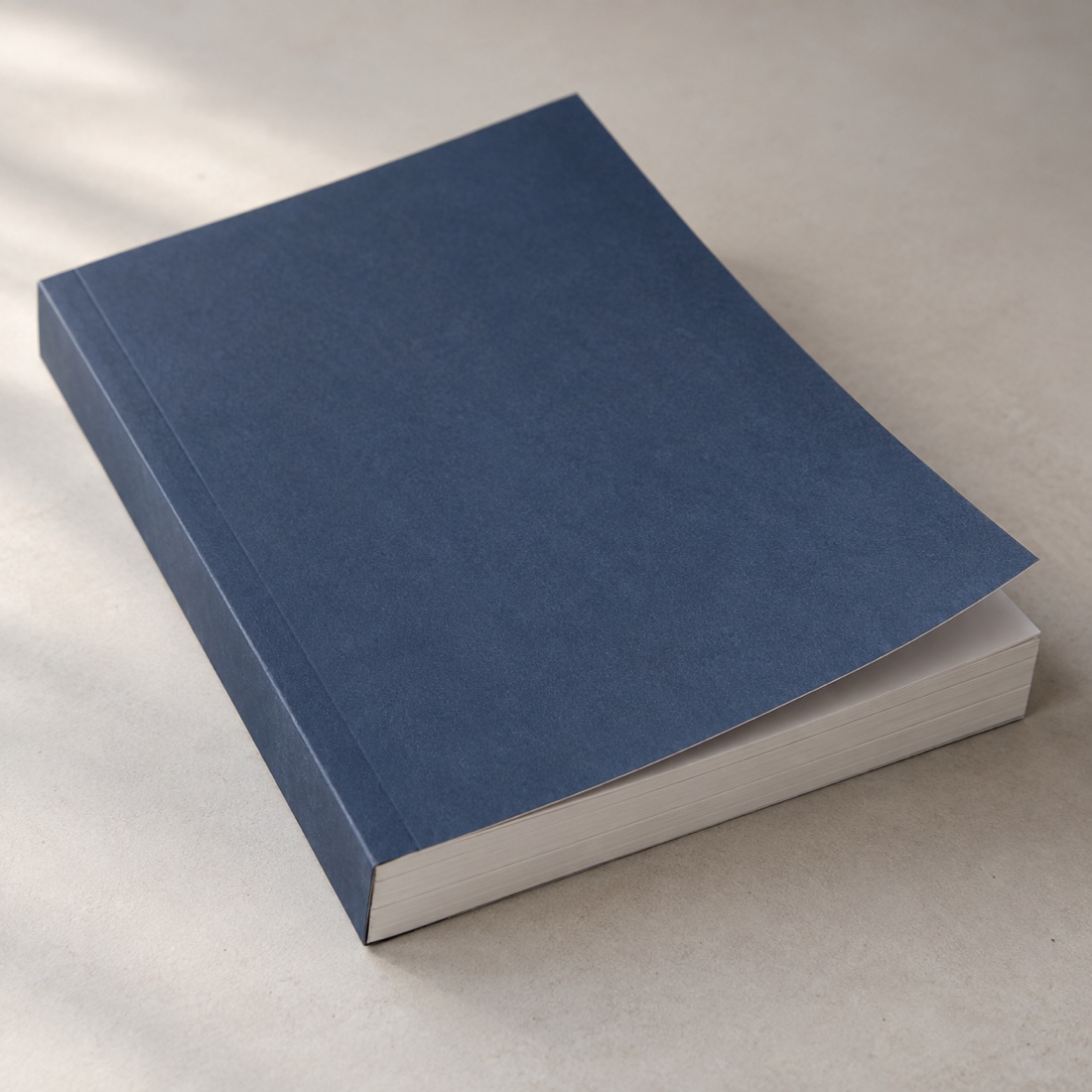 Buchbeispiel mit flexiblem Softcover-Umschlag